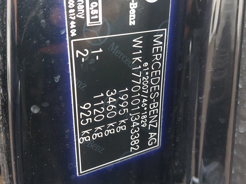 2018 Mercedes-Benz A   