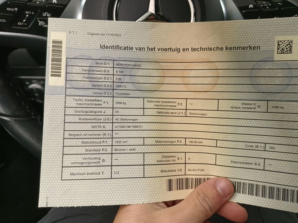 2019 Mercedes-Benz B   