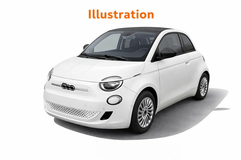 Fiat 500 C Red 2025